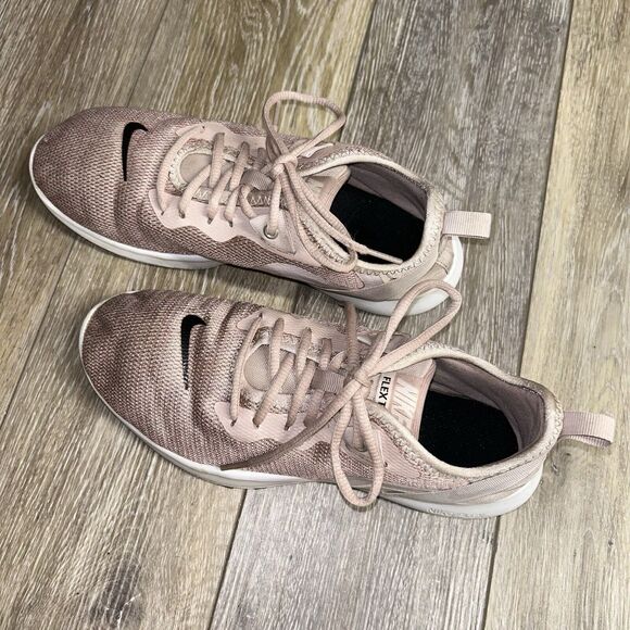 Nike Women's US Size 9 Flex Trainer 9 Cross Running Shoes AQ7491 200 Pink Black - Picture 6 of 11
